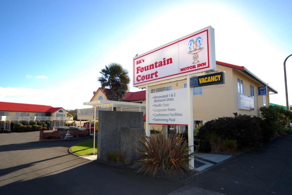 Bk'S Fountain Court Motel Napier Kültér fotó